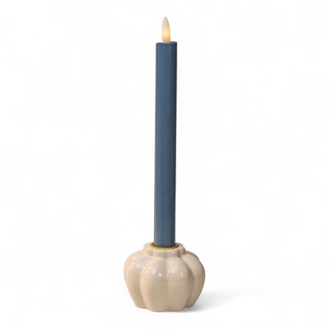 Led dinerkaars blauw, Dorsetto, oplaadbaar, 250 mm, tot 400 branduren
