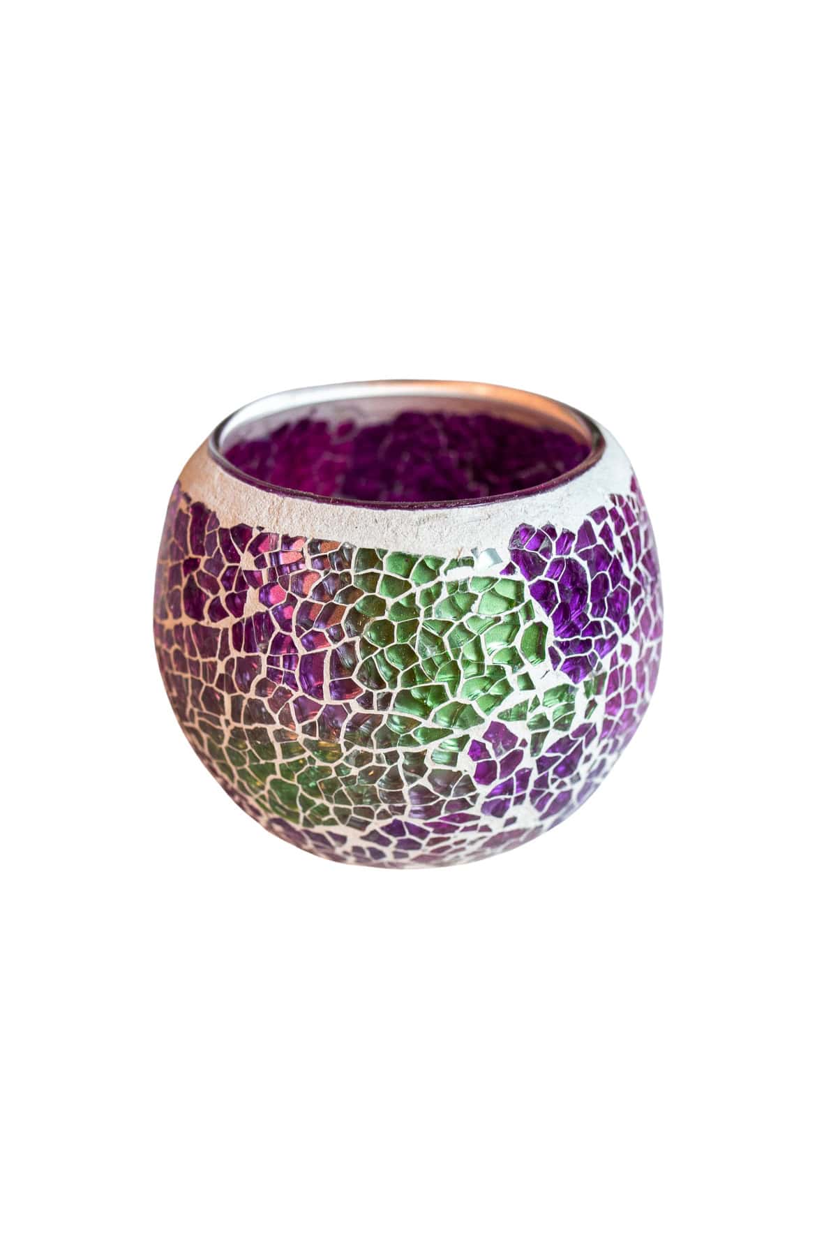 Waxinelichthouder 8,5 CM Dorsetto Purple-Green