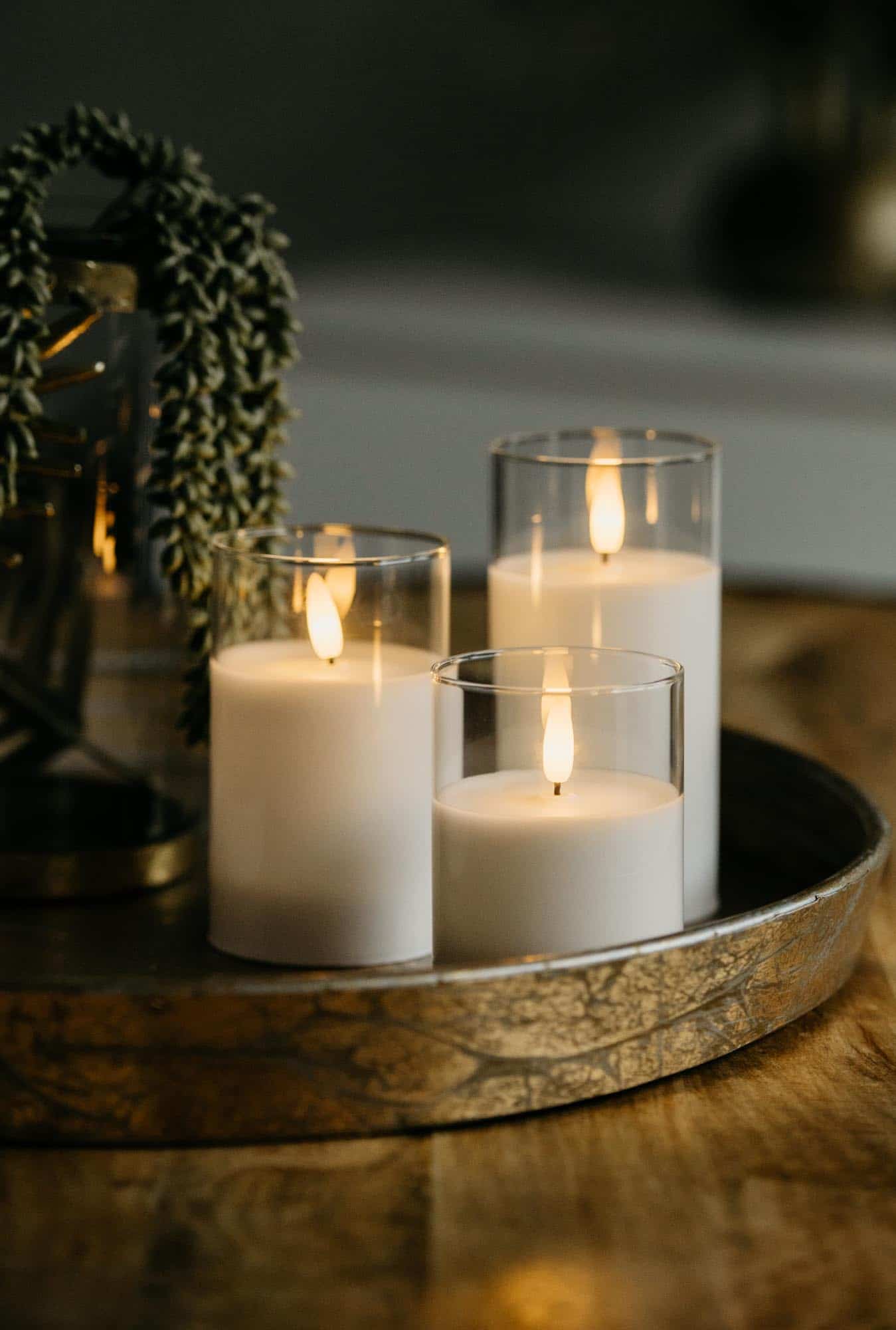 DORSETTO led kaarsen set - oplaadbaar 105 uur- 3D vlam - met afstandsbediening 4