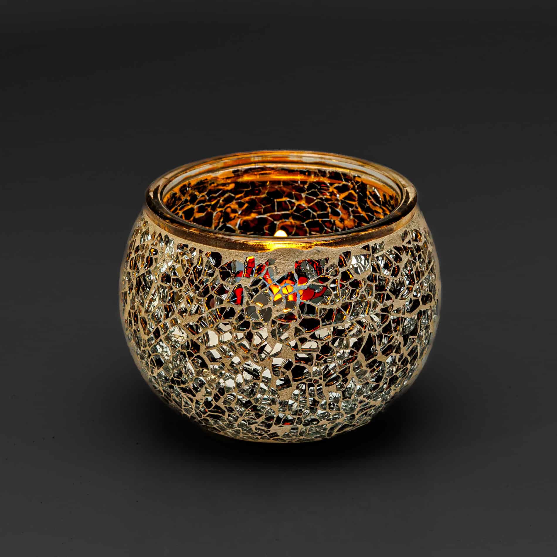 Theelichthouder zwart 9 CM DORSETTO 3