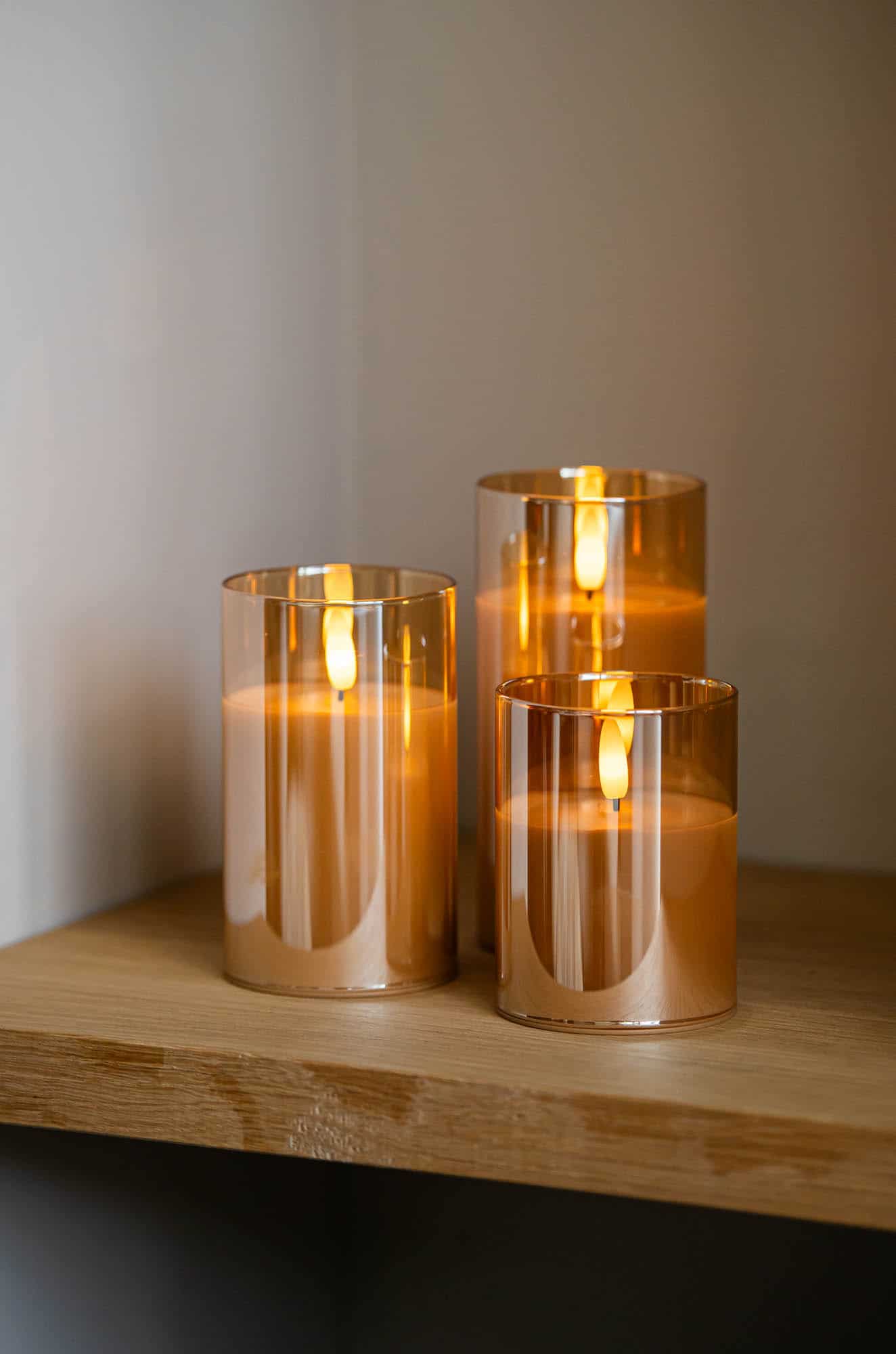 DORSETTO oplaadbare led kaarsen set - brandtijd 105 uur - 3 stuks- met afstandsbediening 11