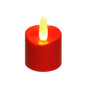 LED theelichtje DORSETTO oplaadbaar 105 uur - rood - waterdicht